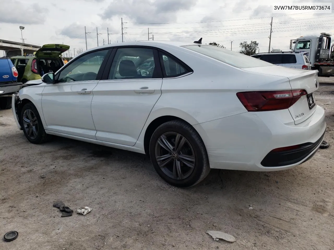 2024 Volkswagen Jetta Se VIN: 3VW7M7BU5RM073674 Lot: 77761174