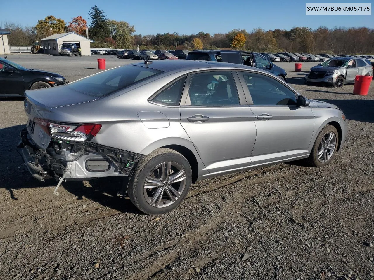 2024 Volkswagen Jetta Se VIN: 3VW7M7BU6RM057175 Lot: 77962474