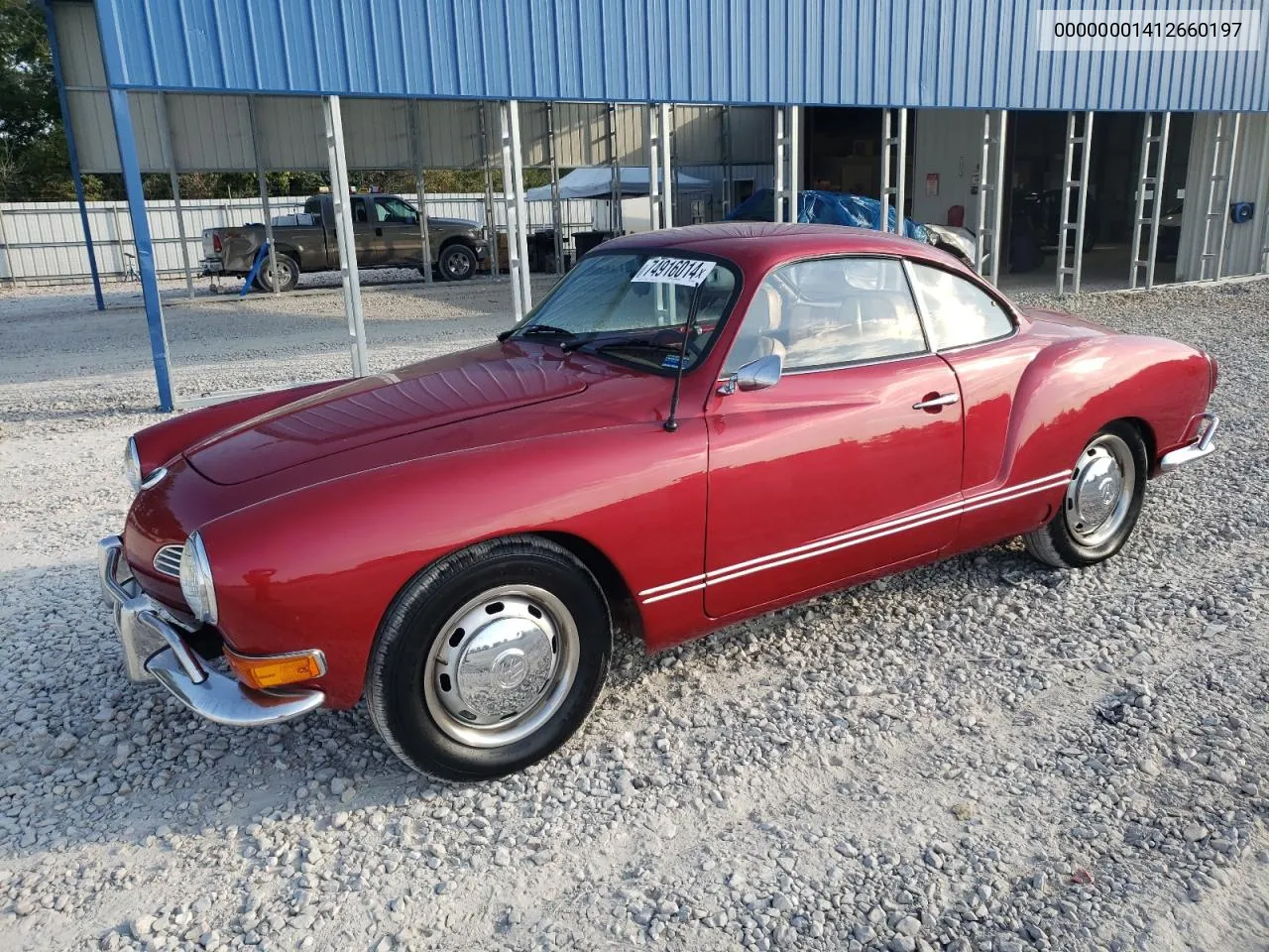 1971 Volkswagen Karmann Gh VIN: 00000001412660197 Lot: 74916014