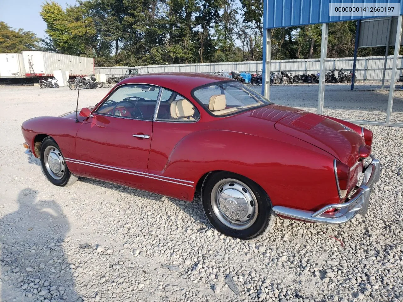 1971 Volkswagen Karmann Gh VIN: 00000001412660197 Lot: 74916014