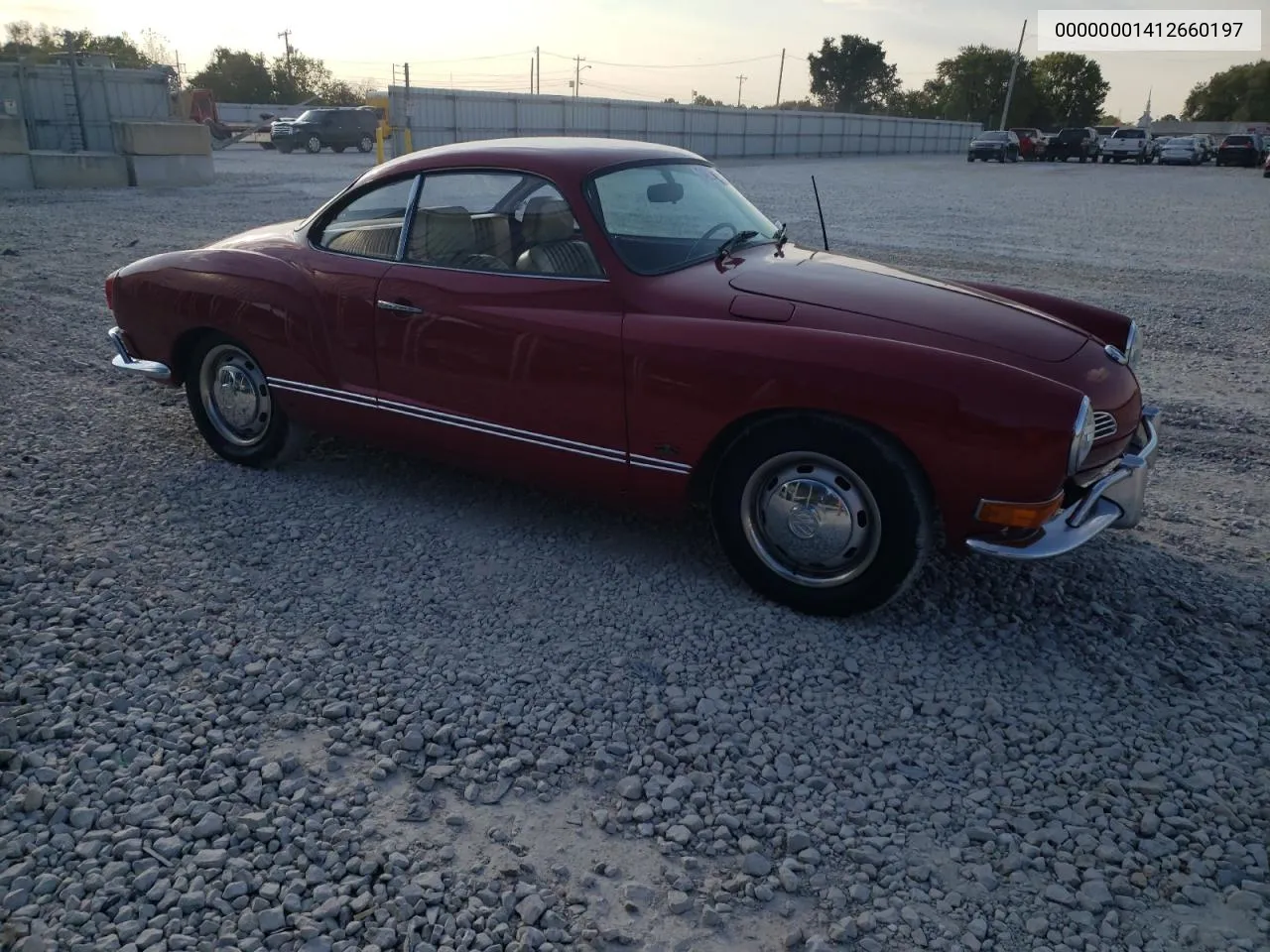 1971 Volkswagen Karmann Gh VIN: 00000001412660197 Lot: 74916014