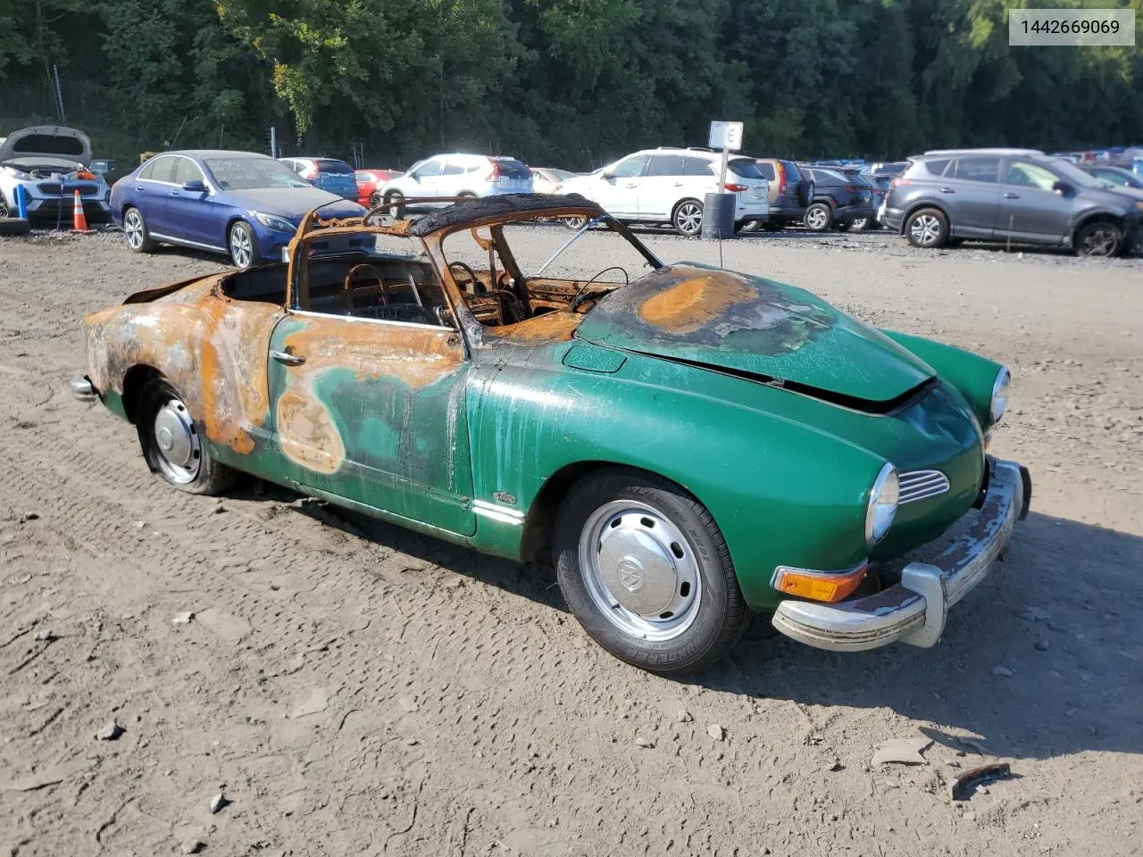 1974 Volkswagen Karmanghia VIN: 1442669069 Lot: 69961504