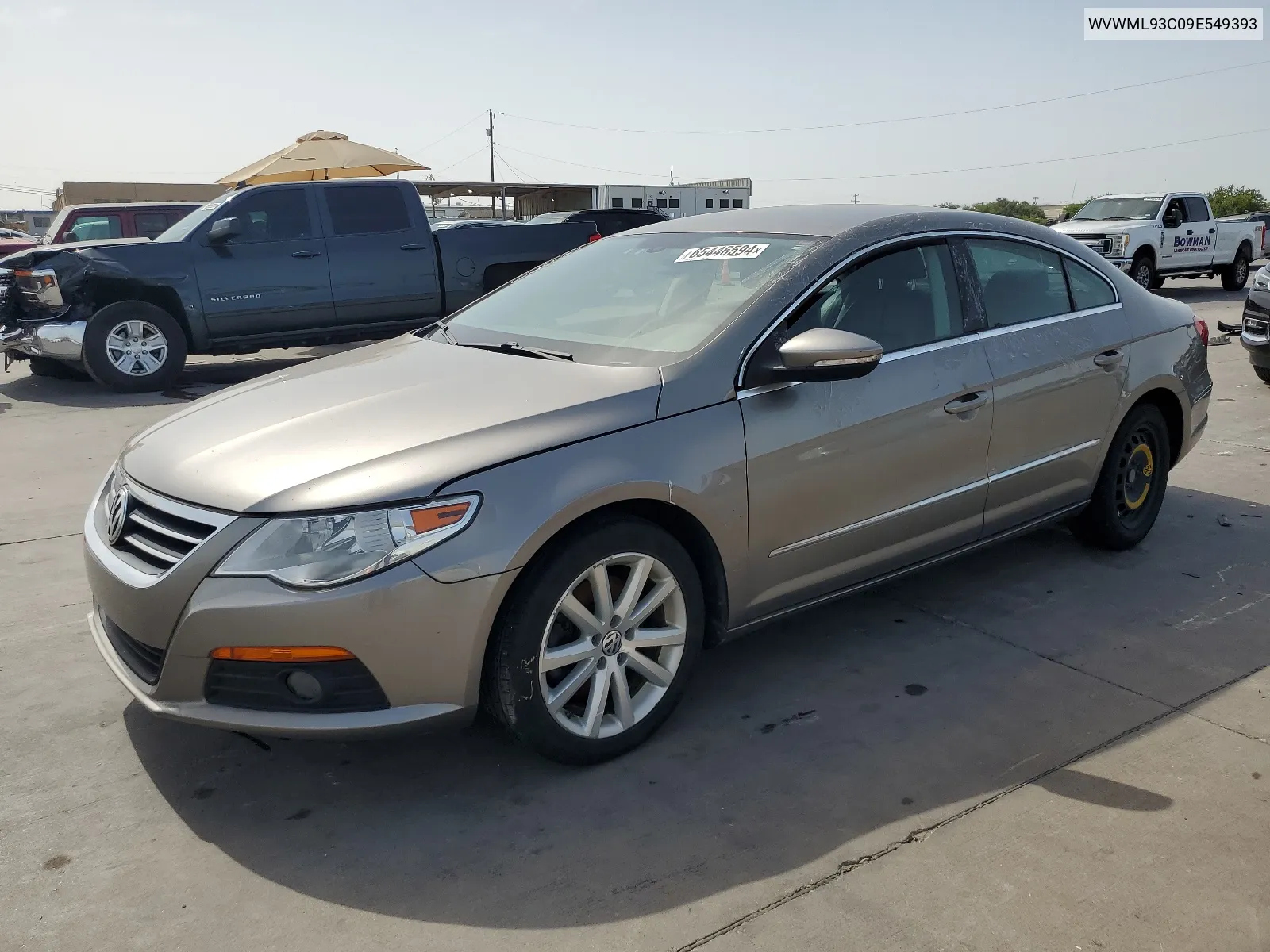 2009 Volkswagen Cc Sport VIN: WVWML93C09E549393 Lot: 65446594