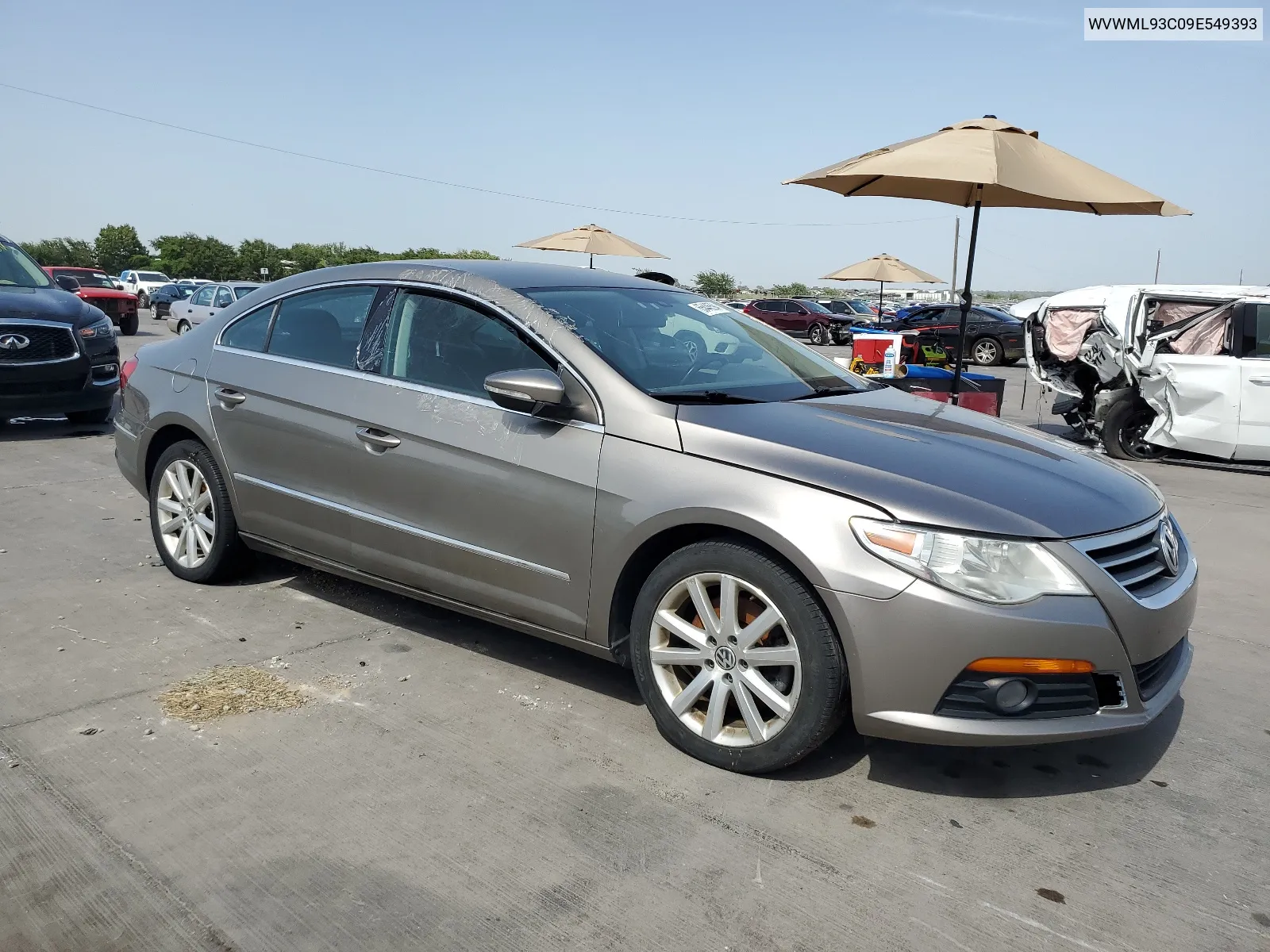 2009 Volkswagen Cc Sport VIN: WVWML93C09E549393 Lot: 65446594