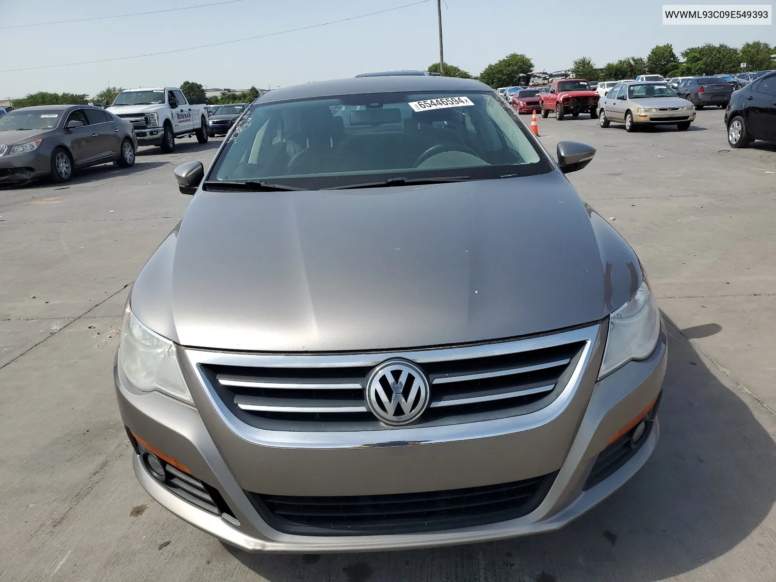 2009 Volkswagen Cc Sport VIN: WVWML93C09E549393 Lot: 65446594