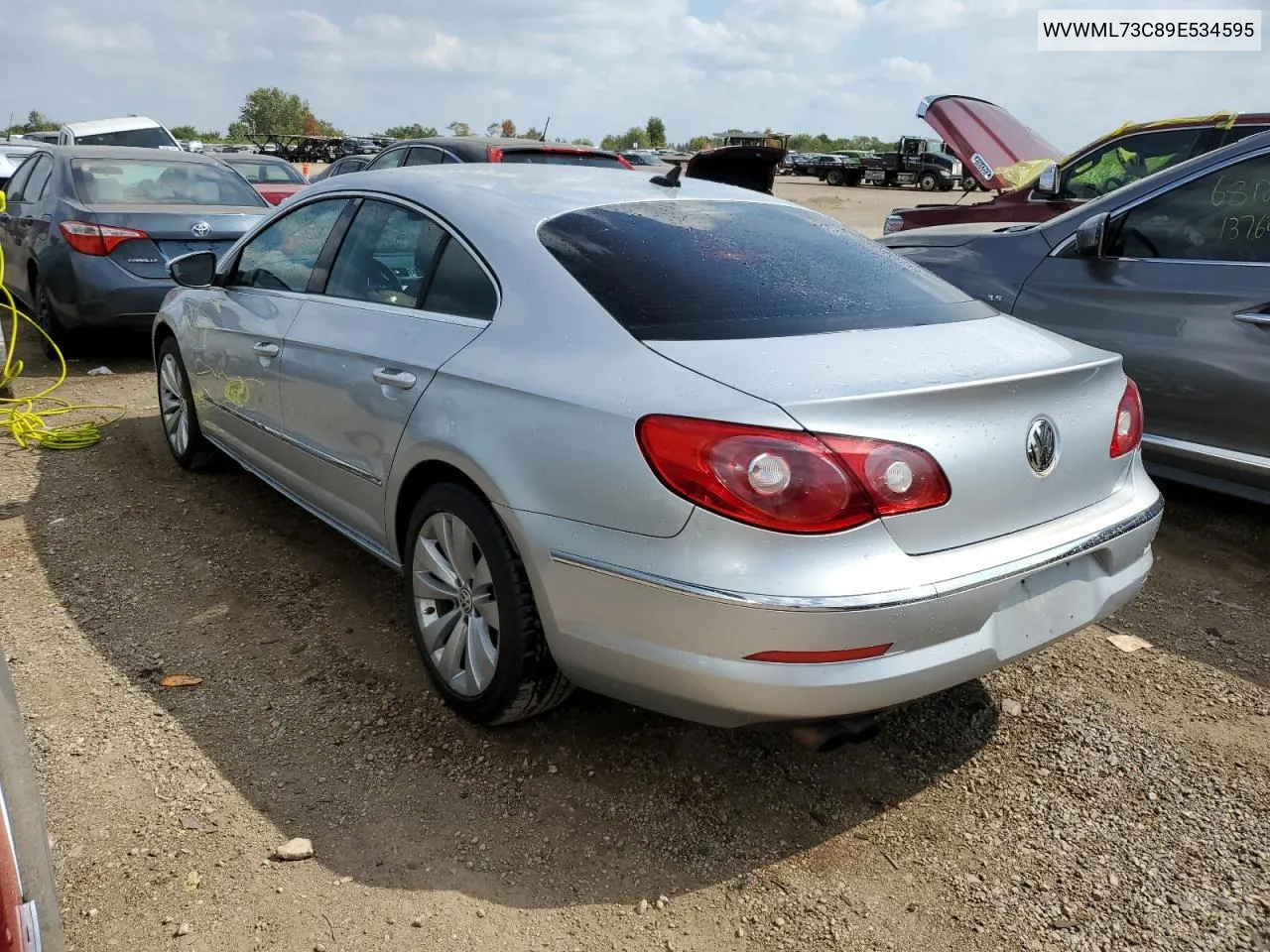 2009 Volkswagen Cc Sport VIN: WVWML73C89E534595 Lot: 69317444