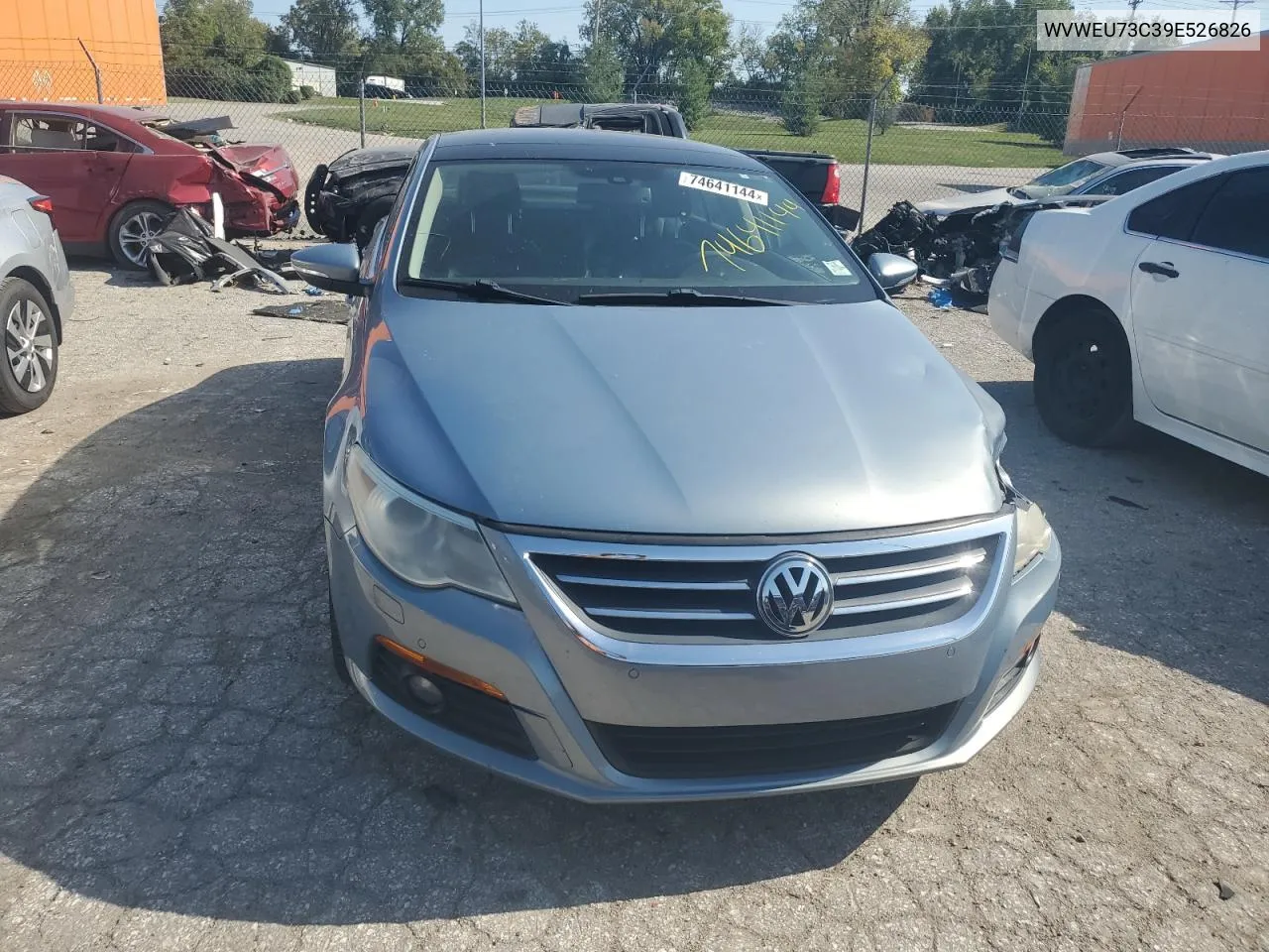 WVWEU73C39E526826 2009 Volkswagen Cc