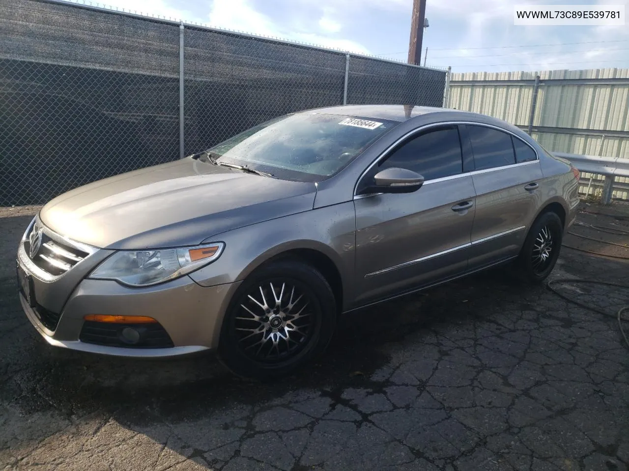 2009 Volkswagen Cc Sport VIN: WVWML73C89E539781 Lot: 78185644