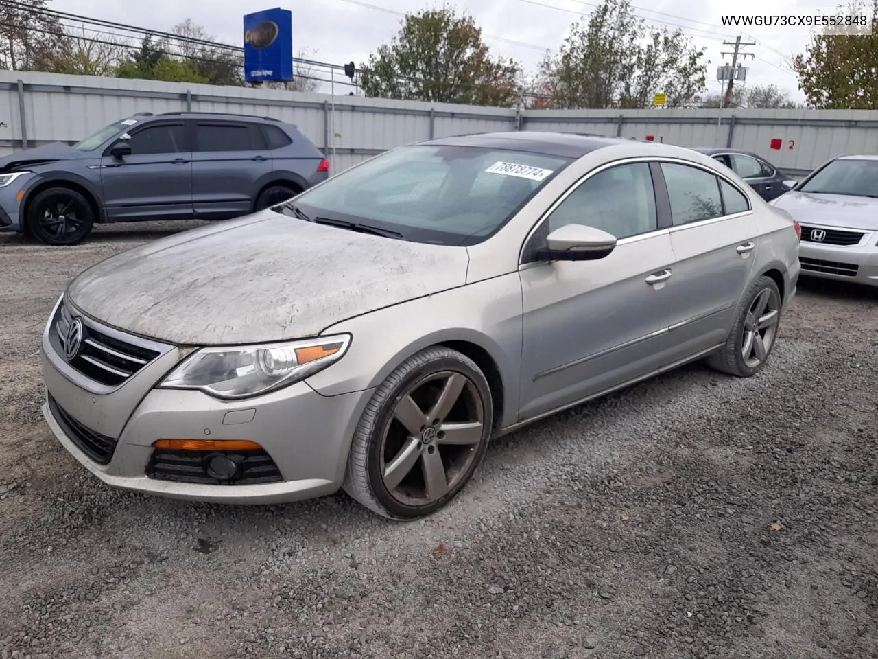 2009 Volkswagen Cc Vr6 4Motion VIN: WVWGU73CX9E552848 Lot: 78878774