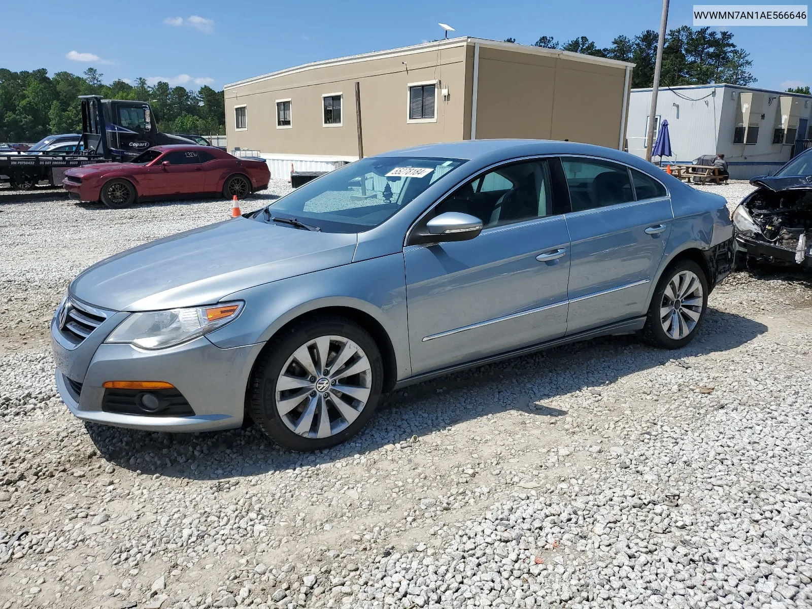 2010 Volkswagen Cc Sport VIN: WVWMN7AN1AE566646 Lot: 55278184