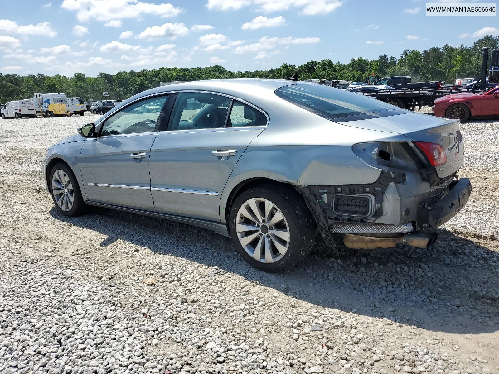 2010 Volkswagen Cc Sport VIN: WVWMN7AN1AE566646 Lot: 55278184