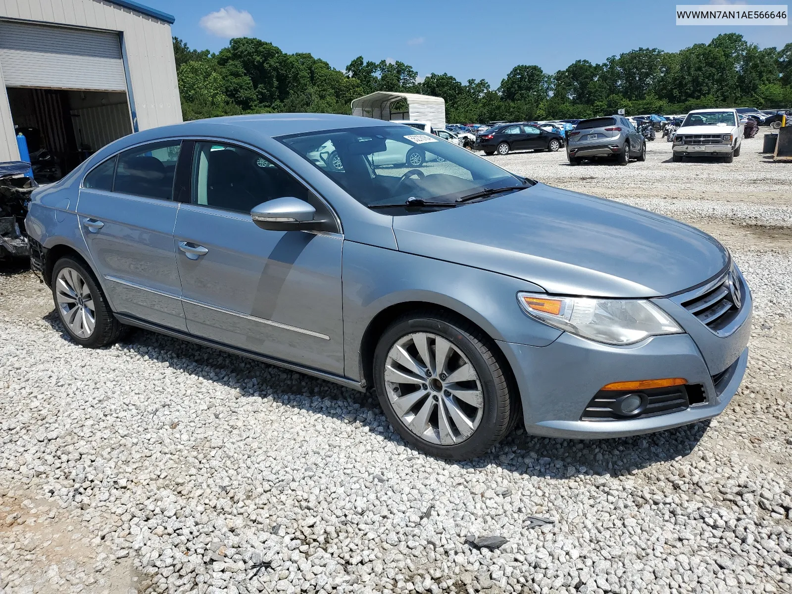 2010 Volkswagen Cc Sport VIN: WVWMN7AN1AE566646 Lot: 55278184