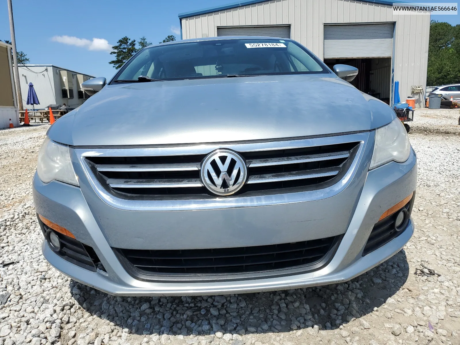 2010 Volkswagen Cc Sport VIN: WVWMN7AN1AE566646 Lot: 55278184