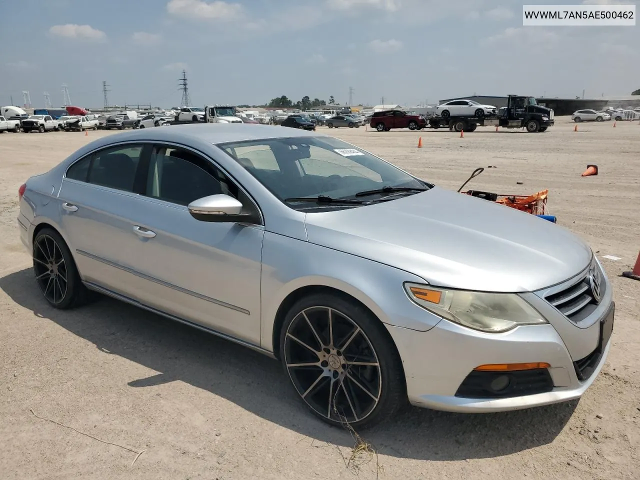 2010 Volkswagen Cc Sport VIN: WVWML7AN5AE500462 Lot: 66299484