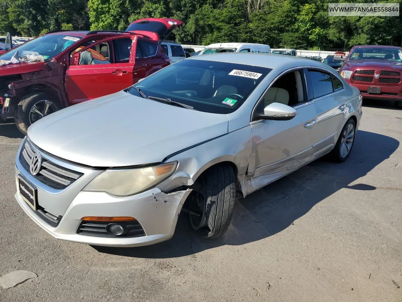 2010 Volkswagen Cc Sport VIN: WVWMP7AN6AE558844 Lot: 66675904