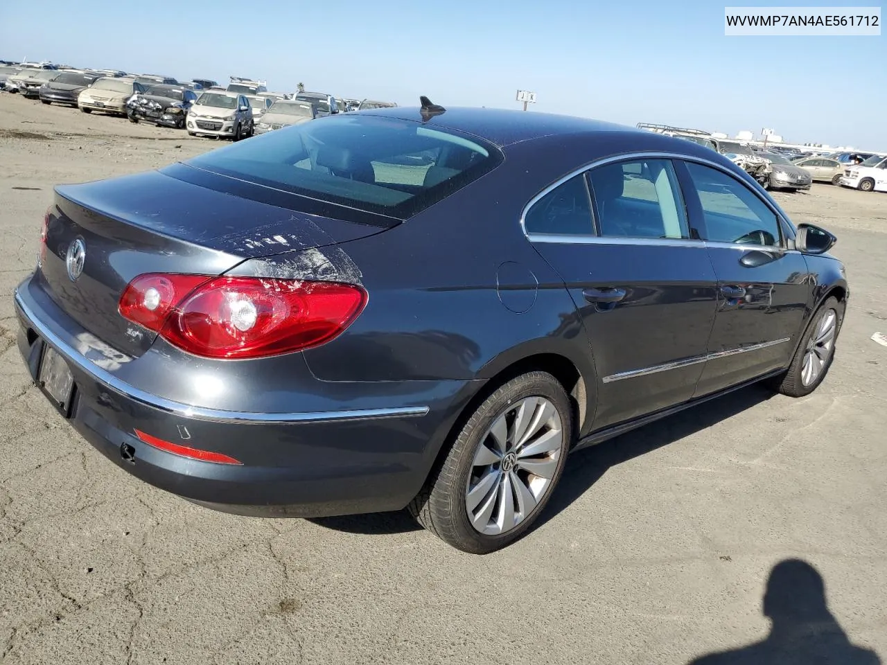 2010 Volkswagen Cc Sport VIN: WVWMP7AN4AE561712 Lot: 70055314