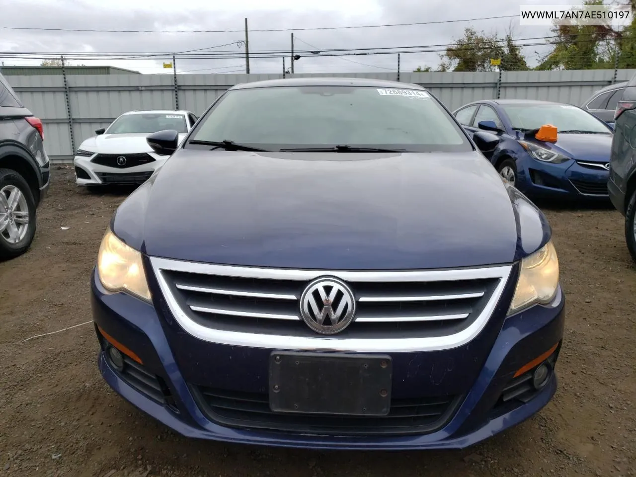 WVWML7AN7AE510197 2010 Volkswagen Cc Sport