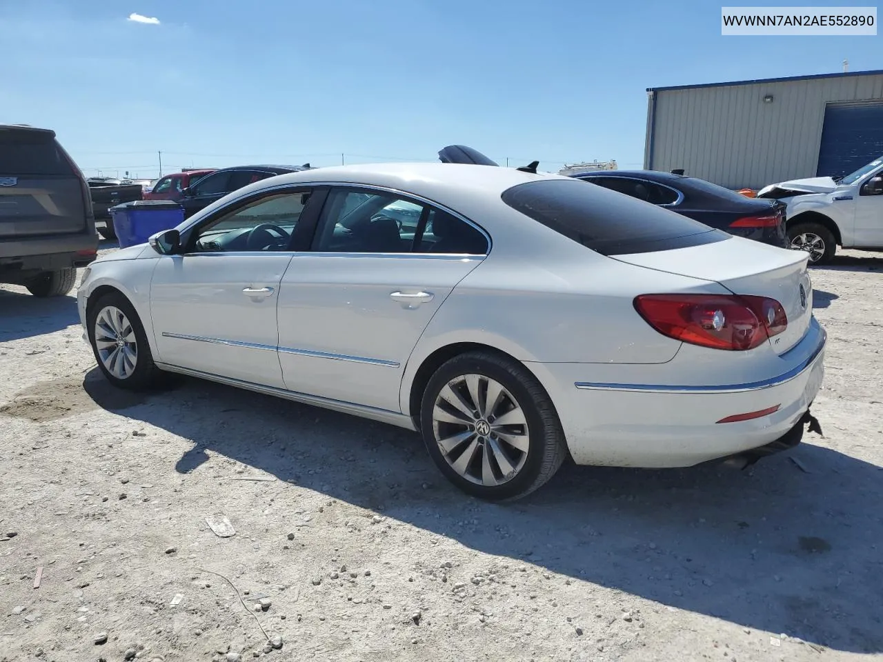 WVWNN7AN2AE552890 2010 Volkswagen Cc Sport