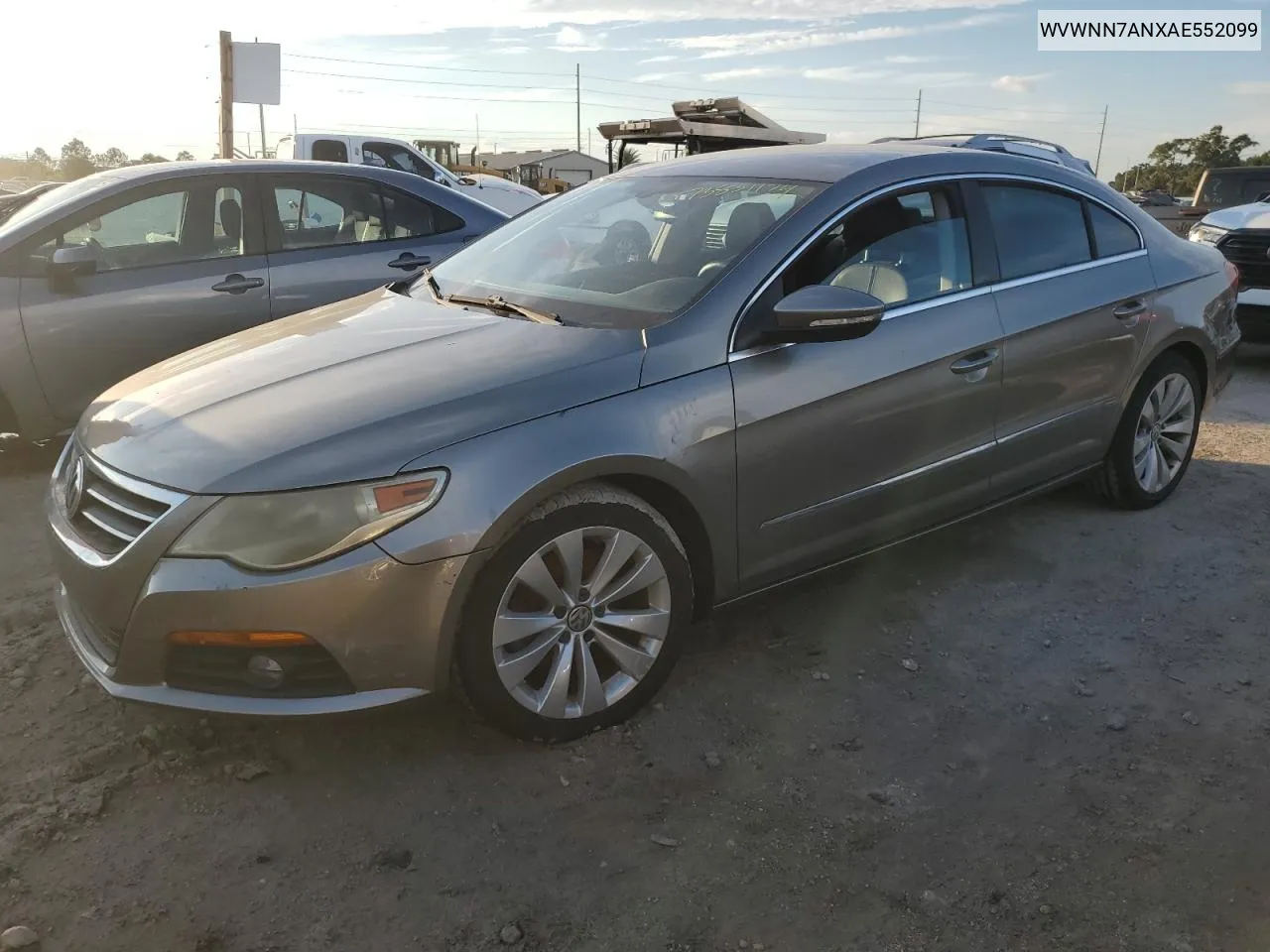 2010 Volkswagen Cc Sport VIN: WVWNN7ANXAE552099 Lot: 73831174