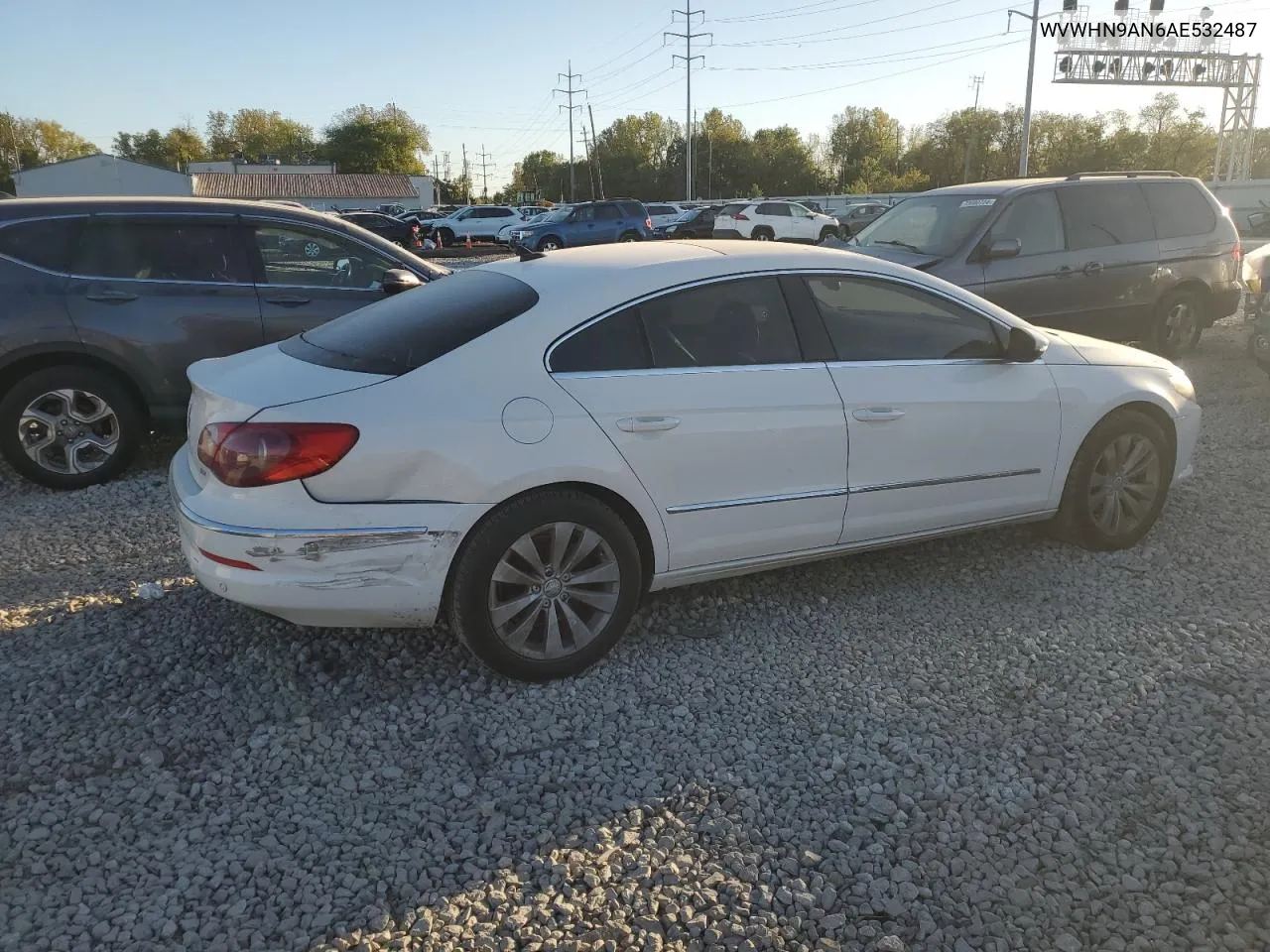 2010 Volkswagen Cc Luxury VIN: WVWHN9AN6AE532487 Lot: 74472224