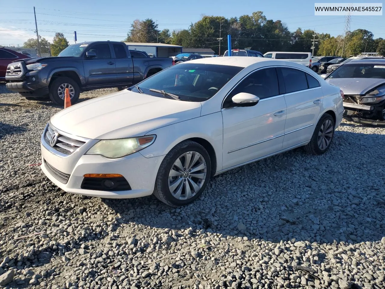 2010 Volkswagen Cc Sport VIN: WVWMN7AN9AE545527 Lot: 75235154