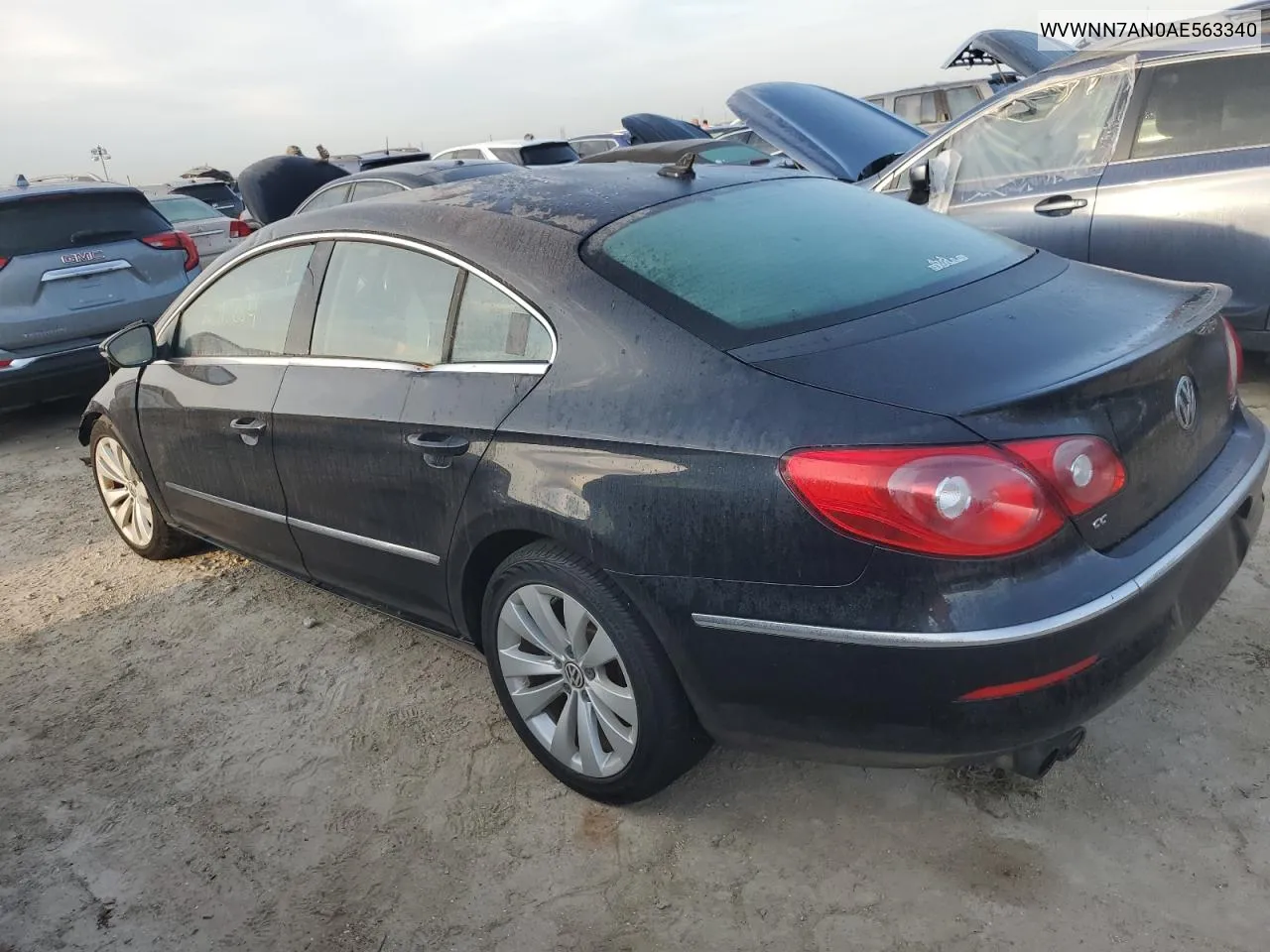 2010 Volkswagen Cc Sport VIN: WVWNN7AN0AE563340 Lot: 75915254