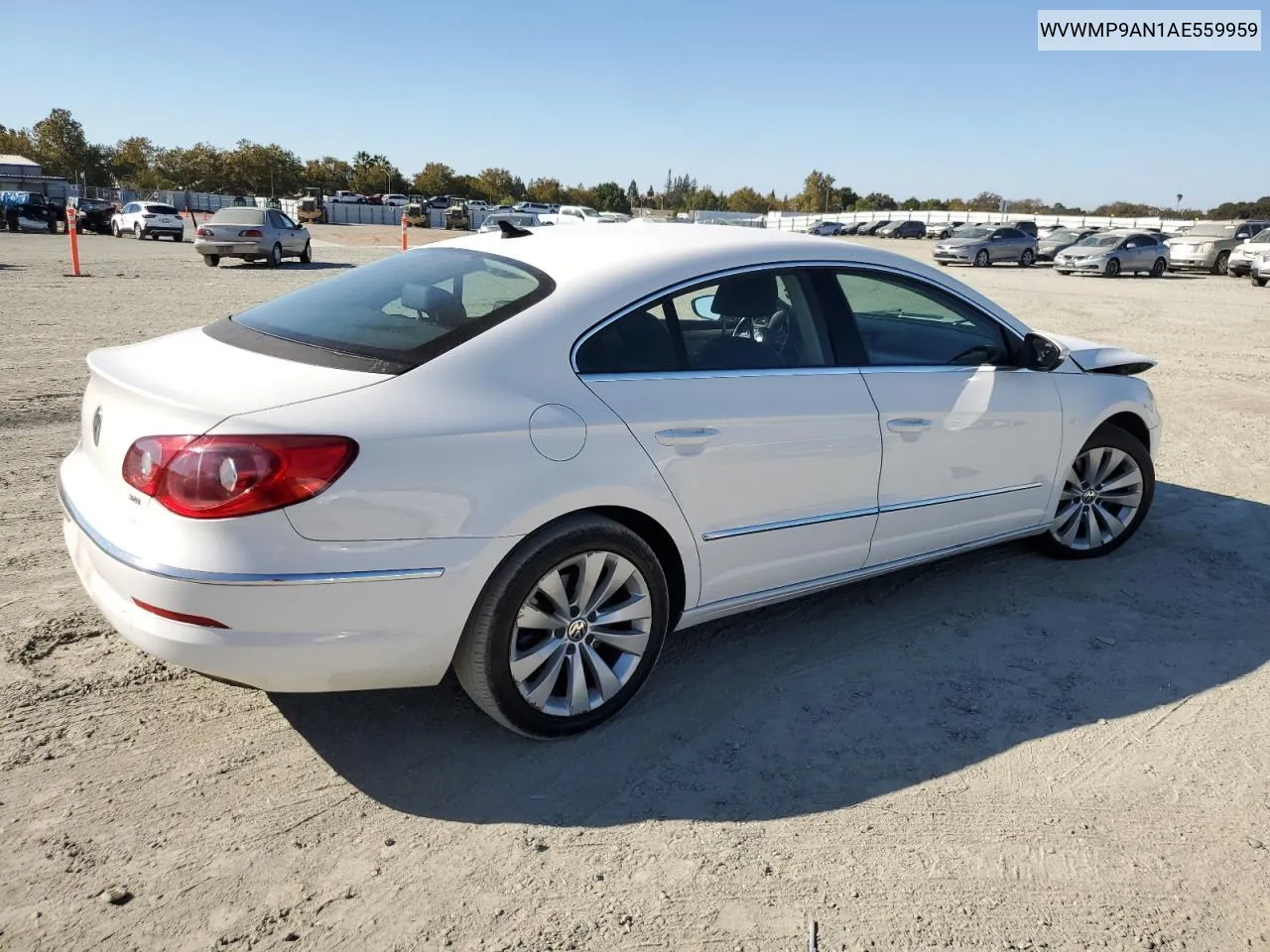 2010 Volkswagen Cc Sport VIN: WVWMP9AN1AE559959 Lot: 76203974