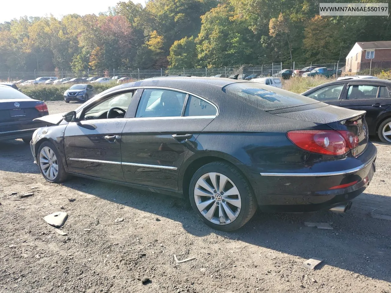 WVWMN7AN6AE550197 2010 Volkswagen Cc Sport