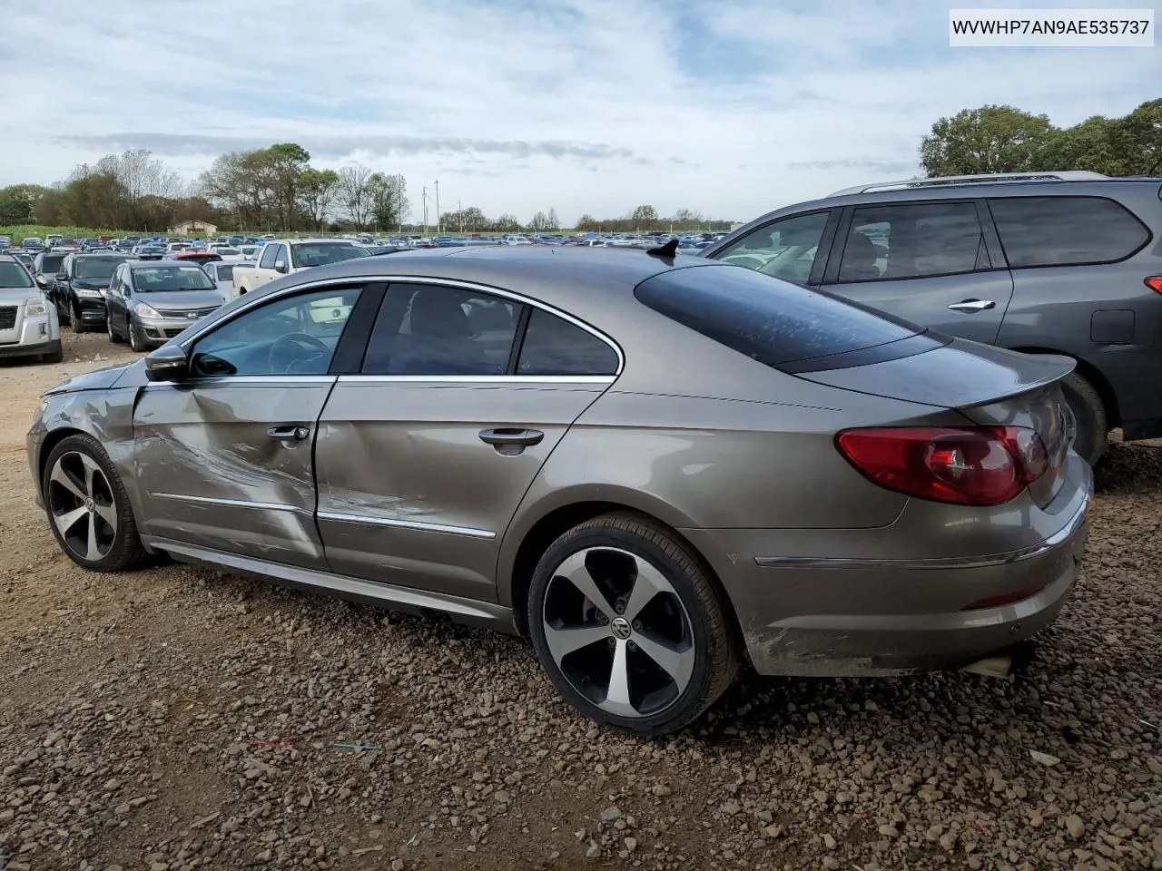 2010 Volkswagen Cc Luxury VIN: WVWHP7AN9AE535737 Lot: 77401854