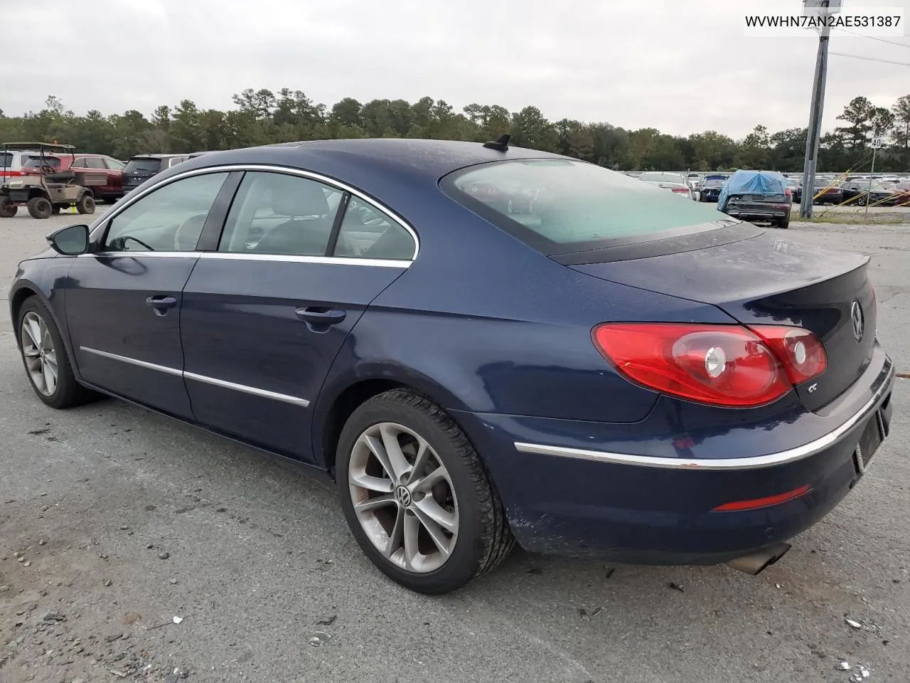 2010 Volkswagen Cc Luxury VIN: WVWHN7AN2AE531387 Lot: 78243694