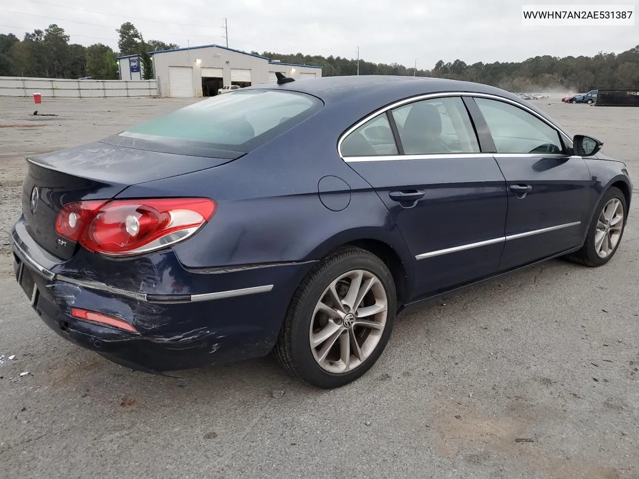 2010 Volkswagen Cc Luxury VIN: WVWHN7AN2AE531387 Lot: 78243694