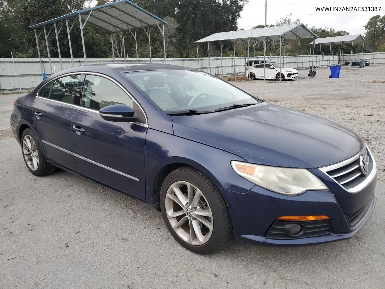 2010 Volkswagen Cc Luxury VIN: WVWHN7AN2AE531387 Lot: 78243694