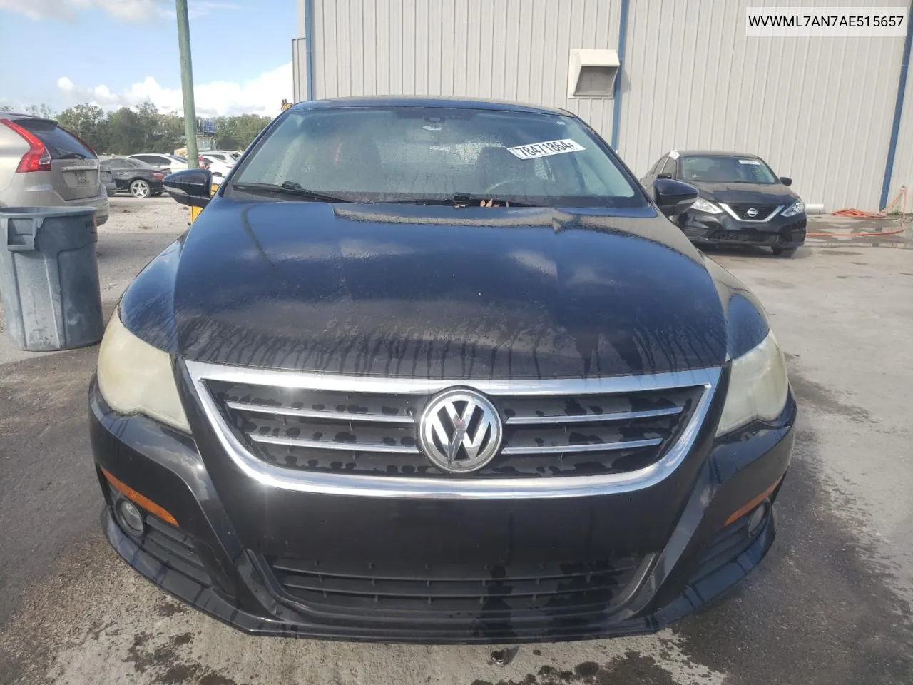 2010 Volkswagen Cc Sport VIN: WVWML7AN7AE515657 Lot: 78471864