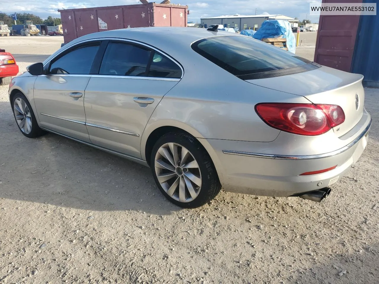 2010 Volkswagen Cc Vr6 VIN: WVWEU7AN7AE553102 Lot: 79329784