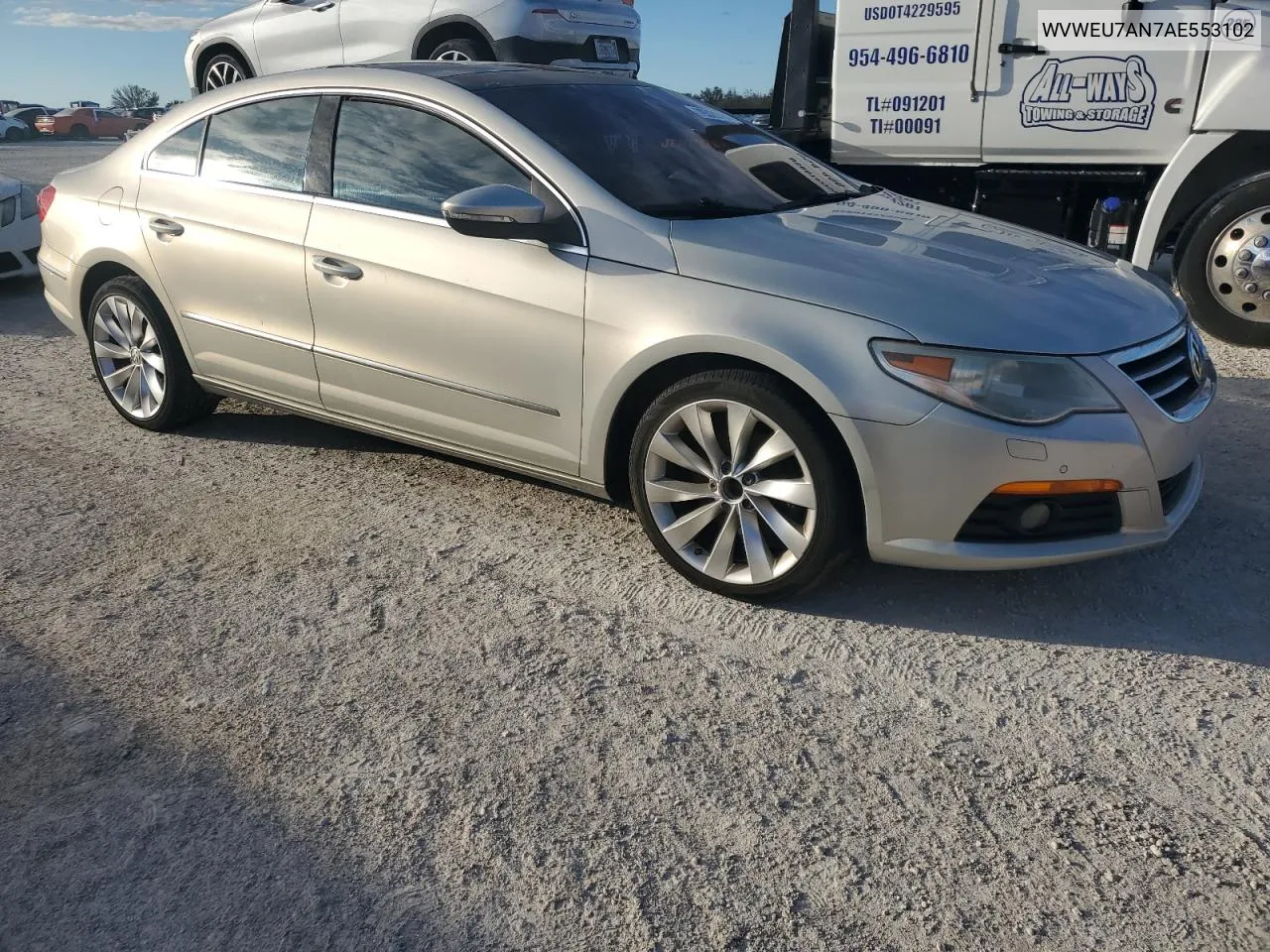 2010 Volkswagen Cc Vr6 VIN: WVWEU7AN7AE553102 Lot: 79329784