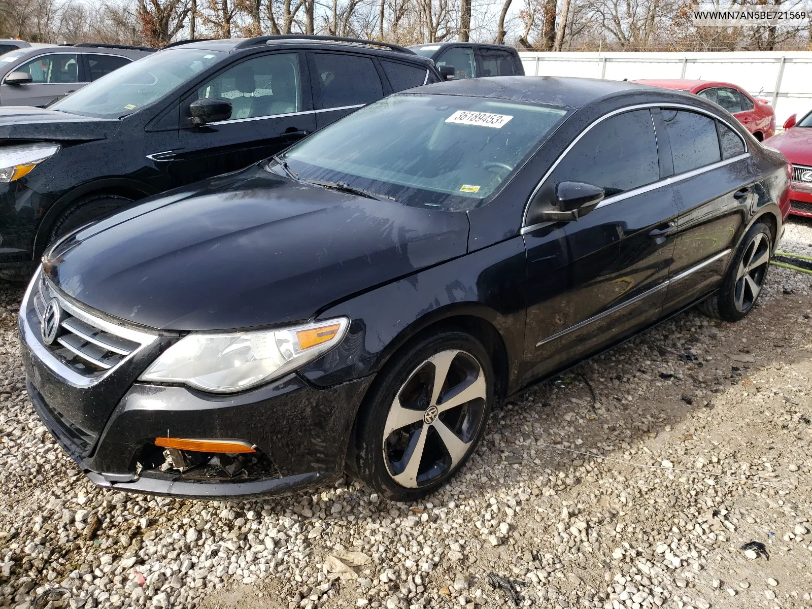 2011 Volkswagen Cc Sport VIN: WVWMN7AN5BE721569 Lot: 36189453