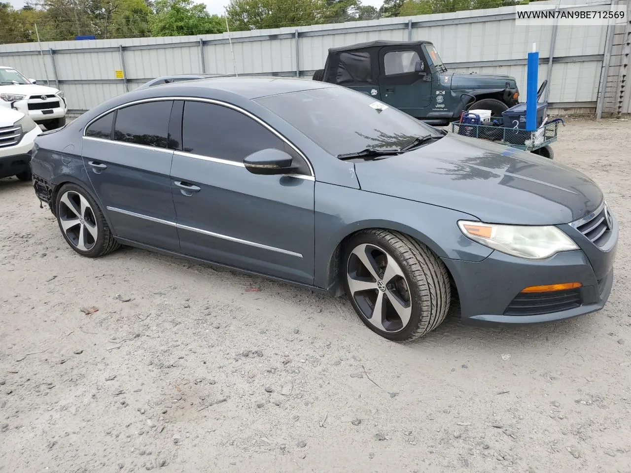 2011 Volkswagen Cc Sport VIN: WVWNN7AN9BE712569 Lot: 47960464