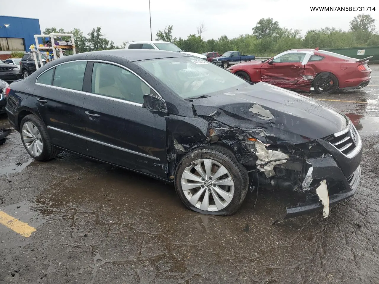 2011 Volkswagen Cc Sport VIN: WVWMN7AN5BE731714 Lot: 66174734