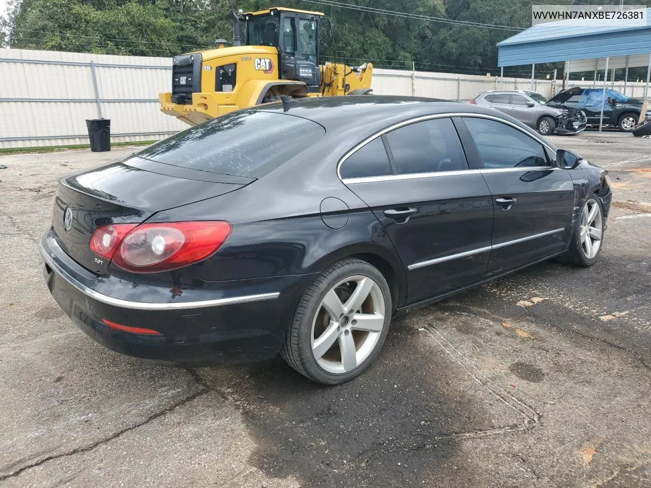 2011 Volkswagen Cc Luxury VIN: WVWHN7ANXBE726381 Lot: 71350894