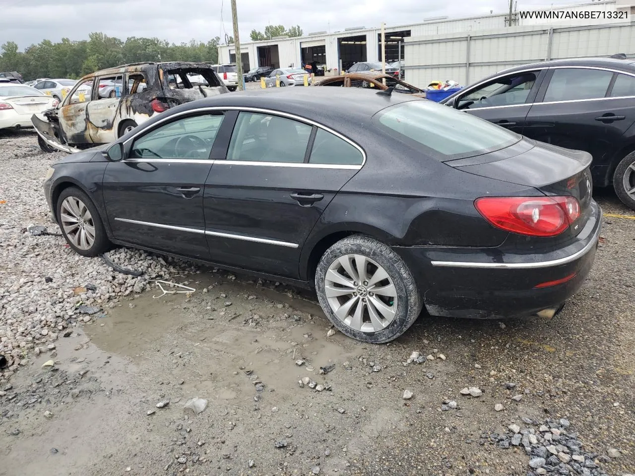 2011 Volkswagen Cc Sport VIN: WVWMN7AN6BE713321 Lot: 71401224