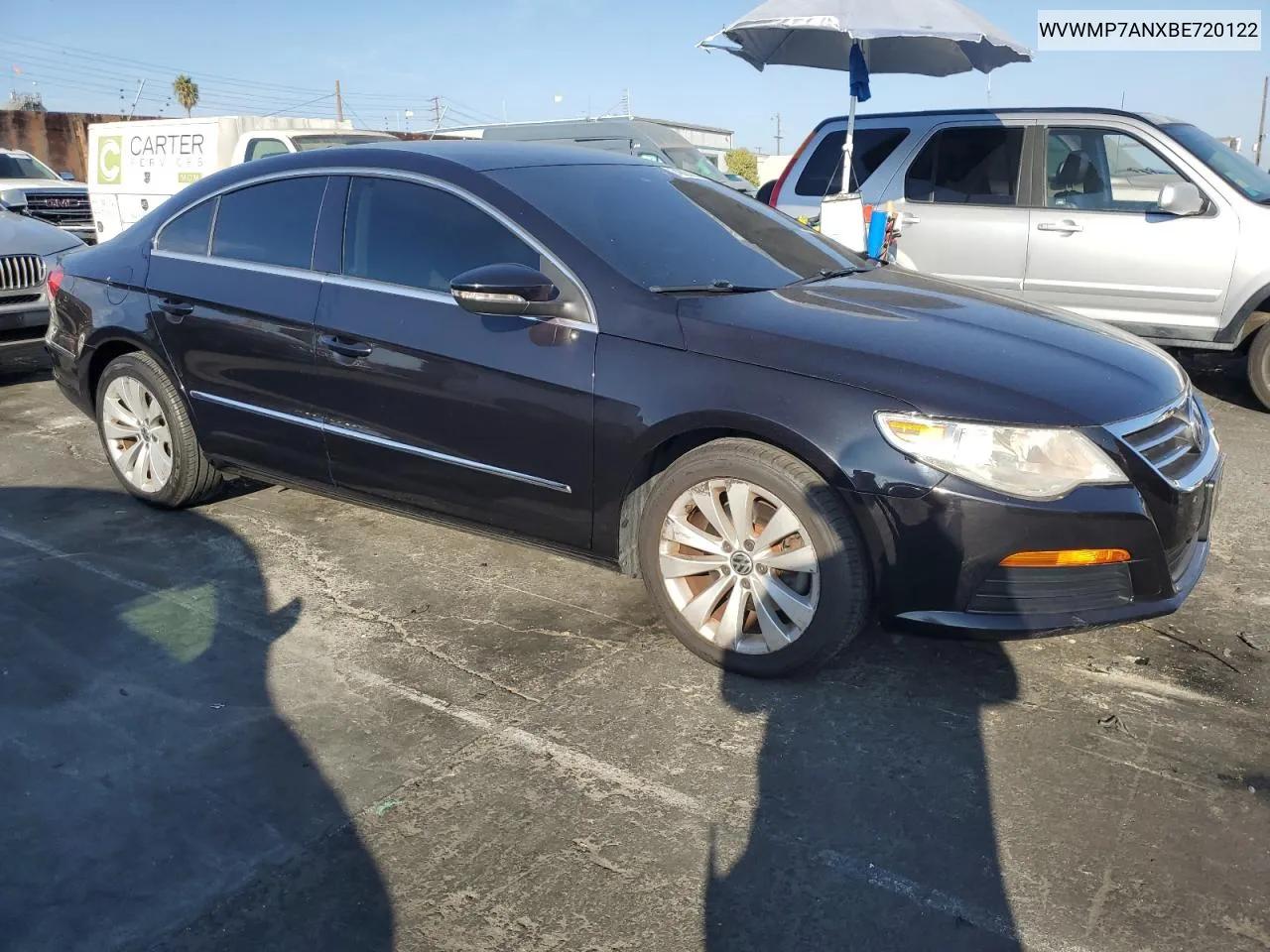 WVWMP7ANXBE720122 2011 Volkswagen Cc Sport