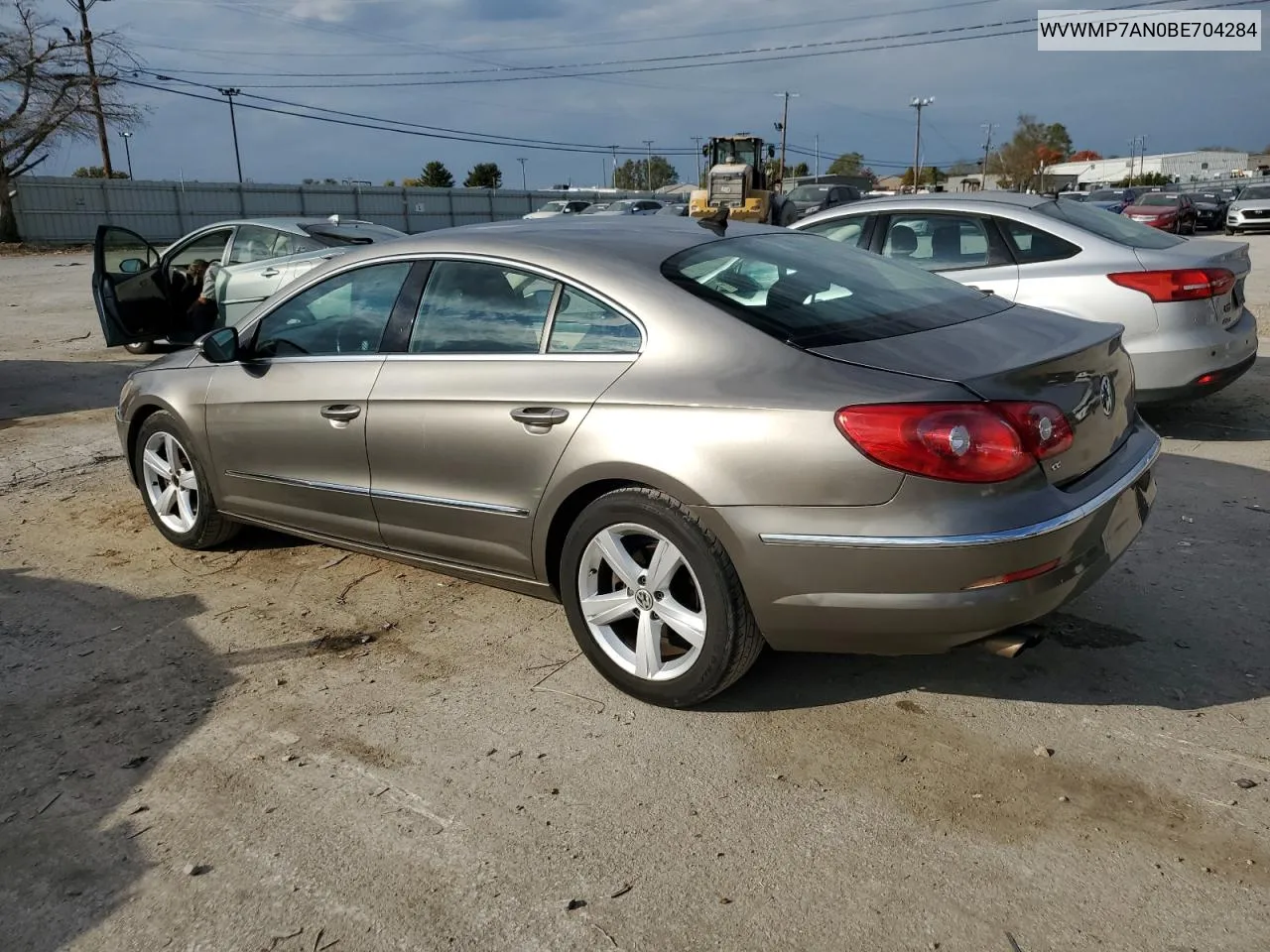 2011 Volkswagen Cc Sport VIN: WVWMP7AN0BE704284 Lot: 75448674