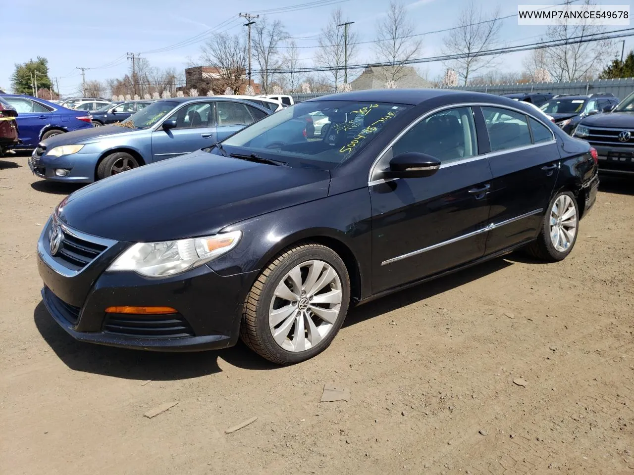 2012 Volkswagen Cc Sport VIN: WVWMP7ANXCE549678 Lot: 50047574