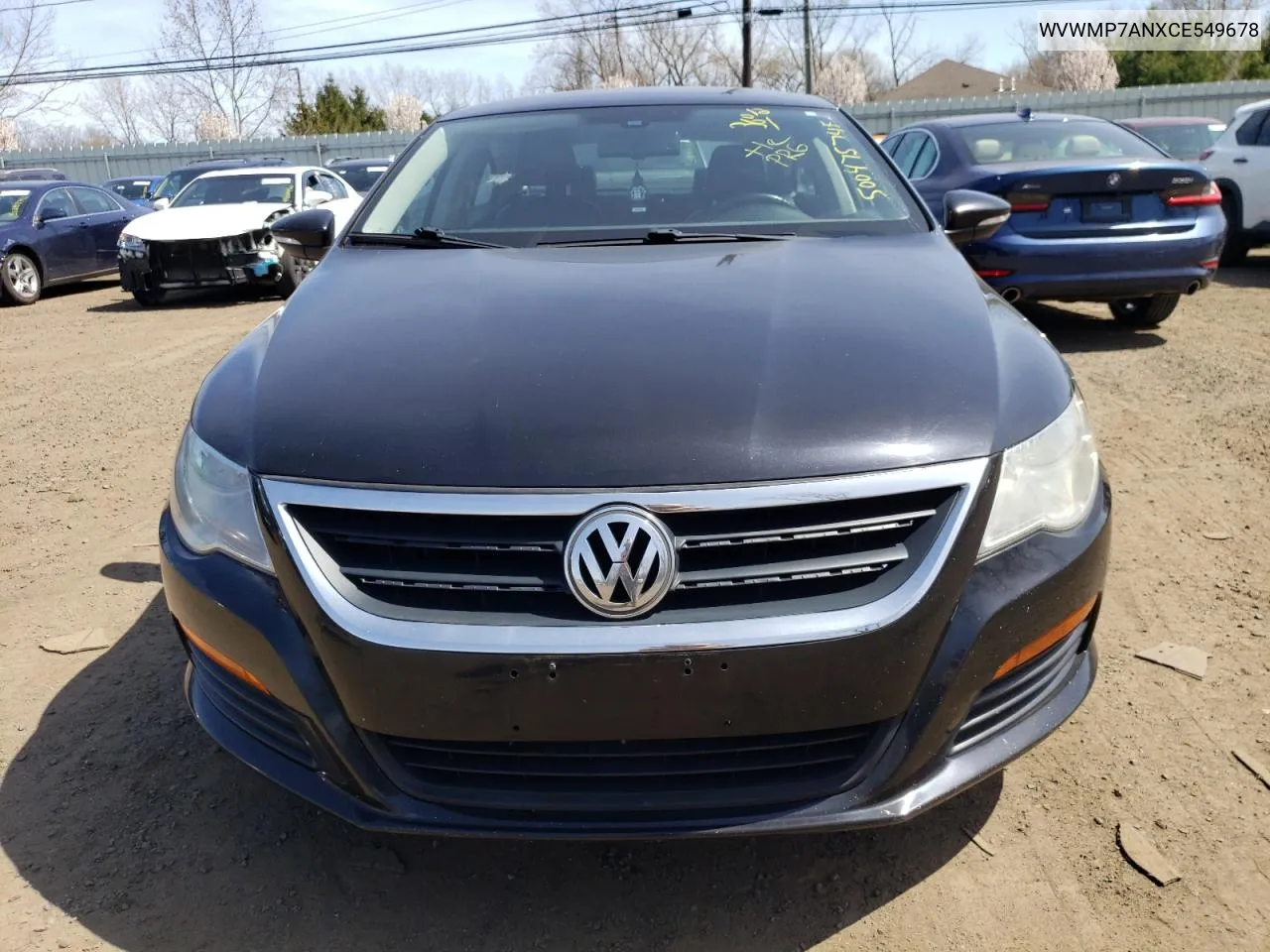 2012 Volkswagen Cc Sport VIN: WVWMP7ANXCE549678 Lot: 50047574