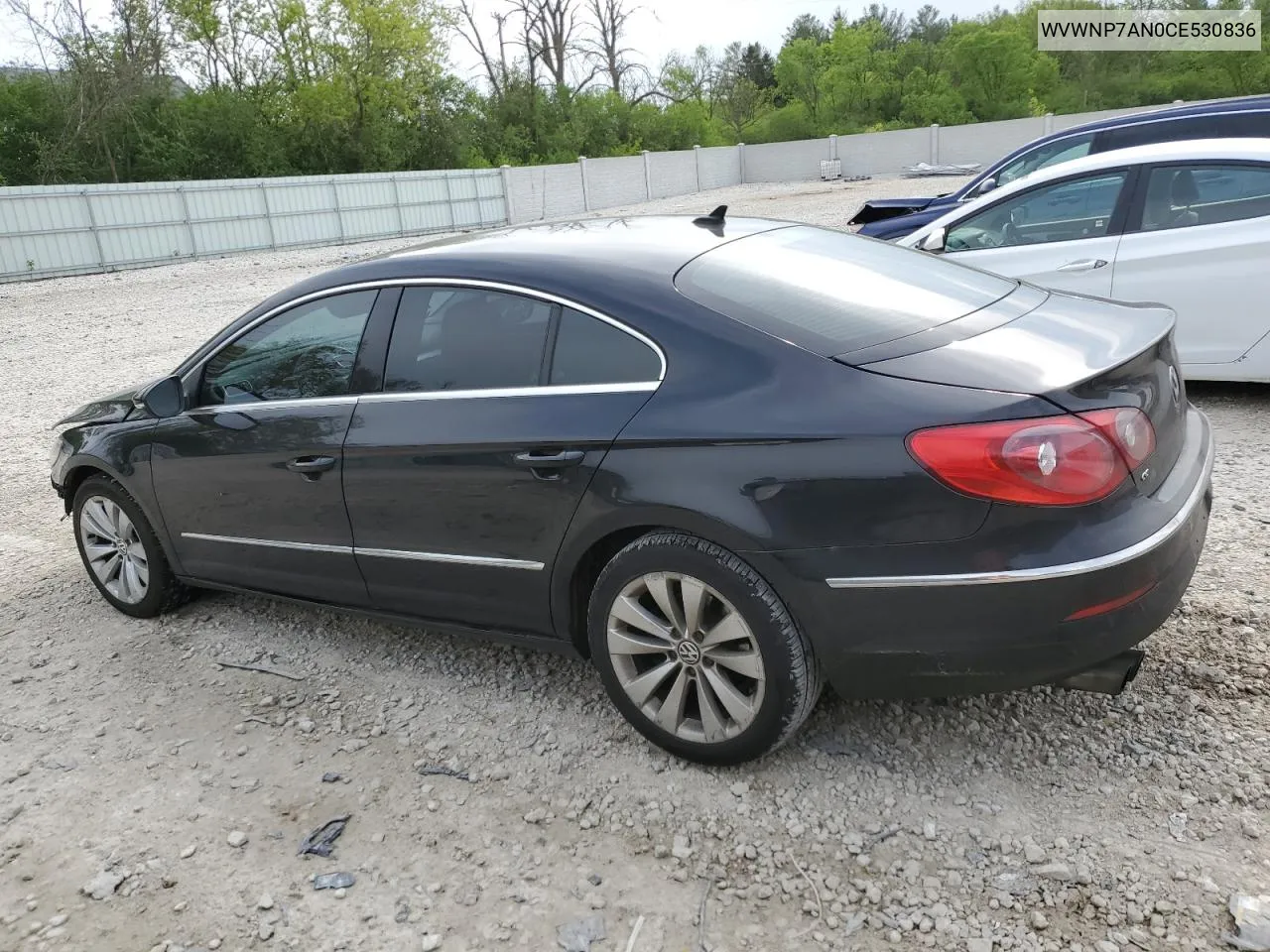 2012 Volkswagen Cc Sport VIN: WVWNP7AN0CE530836 Lot: 54601464