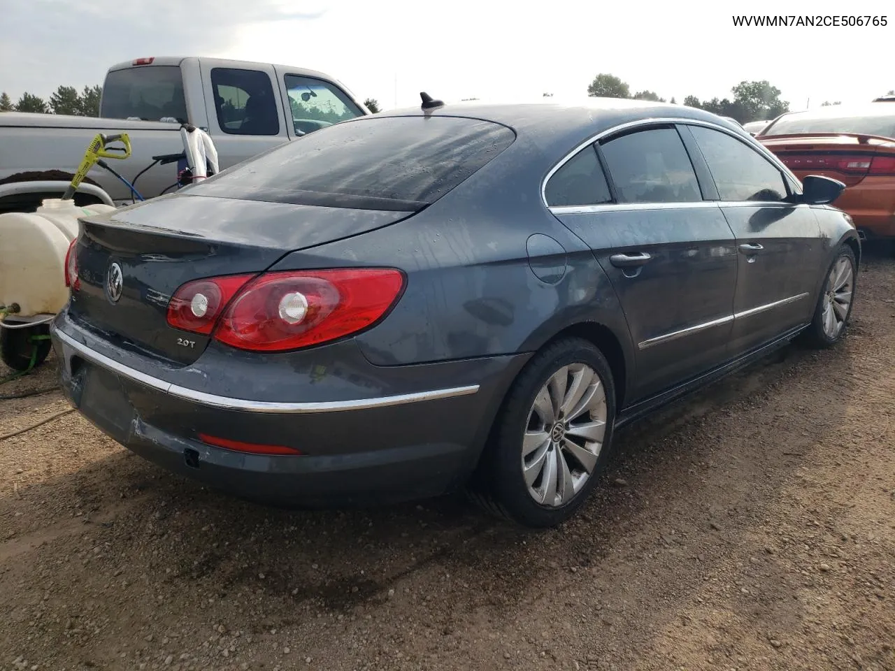 2012 Volkswagen Cc Sport VIN: WVWMN7AN2CE506765 Lot: 62263104