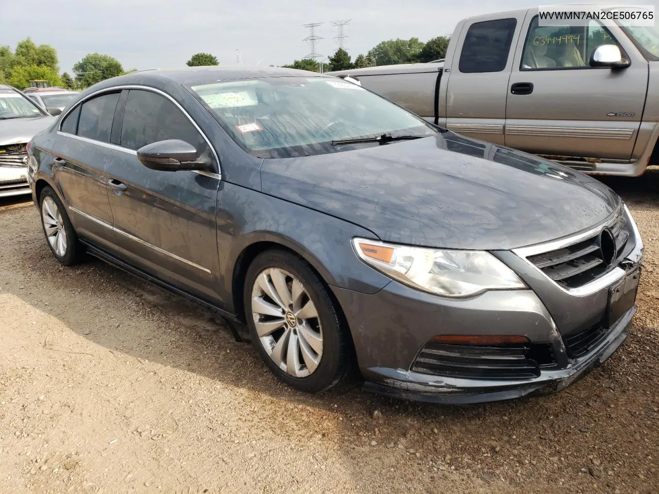 2012 Volkswagen Cc Sport VIN: WVWMN7AN2CE506765 Lot: 62263104