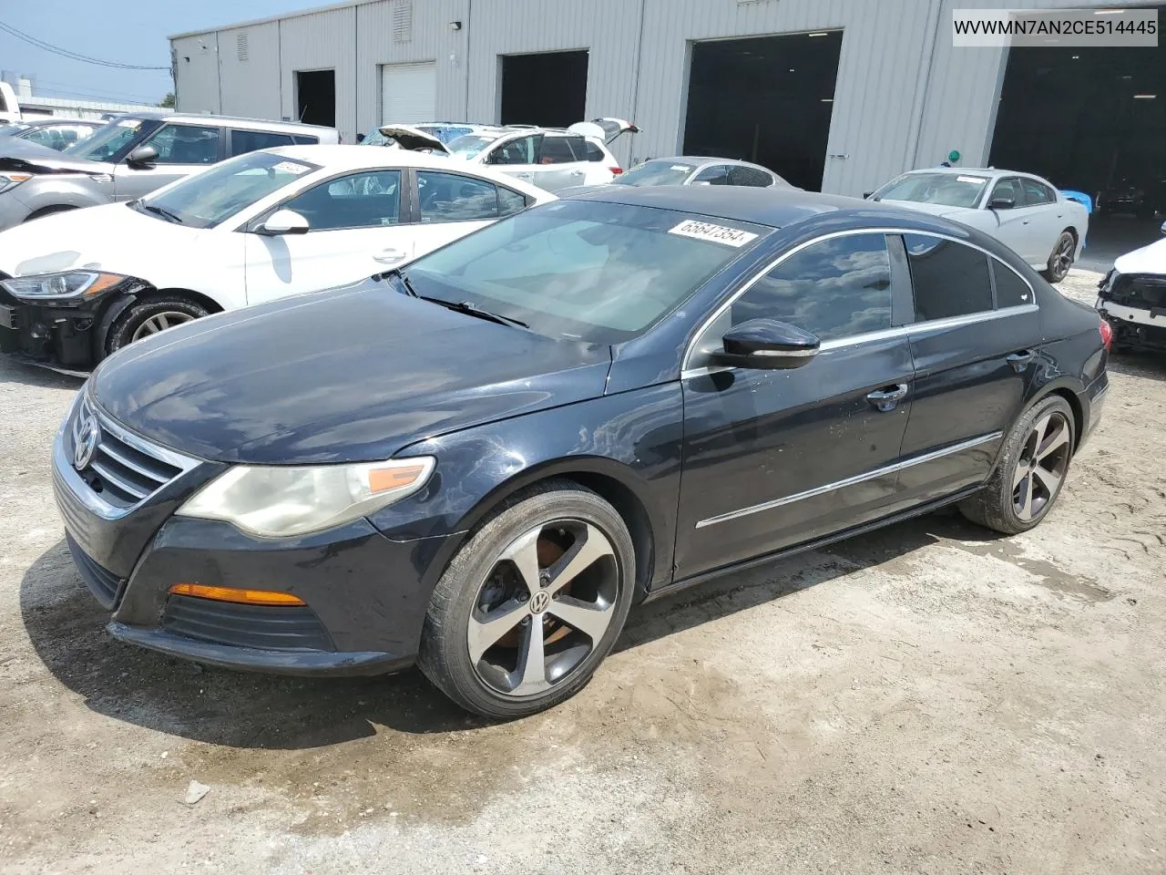 2012 Volkswagen Cc Sport VIN: WVWMN7AN2CE514445 Lot: 65647354