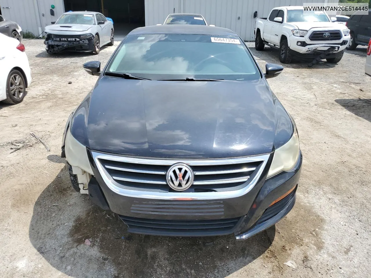 2012 Volkswagen Cc Sport VIN: WVWMN7AN2CE514445 Lot: 65647354