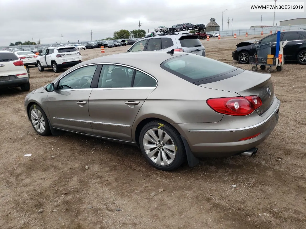 2012 Volkswagen Cc Sport VIN: WVWMP7AN3CE516019 Lot: 66890514